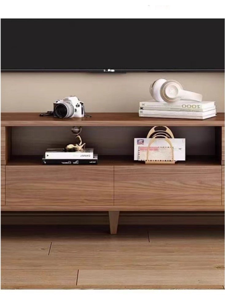 Kutis 1-Piece TV Cabinet Living Room Furniture TV Table TV Stand With Drawers Density Board Brown 160x30x45 cm - Image 3