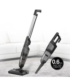 Nobel 2 in 1 Handheld Stick Vacuum Cleaner, Lightweight, Powerful Suction 600W, 18 kPa Vacuum, 18 L/s Airflow, 20% Max Efficiency with Hepa Filter & 0.6L Dust Tank Capacity 0.6 L 600 W NVC19T Black