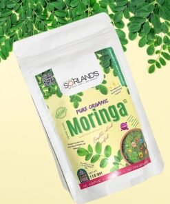 Sorland's Pure Organic Moringa Leaves Powder – 118g | Premium Superfood Rich in Natural Vitamins, Minerals, Protein & Amino Acids | Non-GMO & 100% Natural