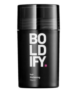 Boldify Superior Plant-Based Hair Thickening Fibers For Full Coverage – Completely Conceals Hair Loss, Thinning Areas, And Balding Spots With A Clump-Free, Seamless "Real Hair" Finish, Black (12G)