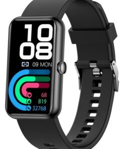 AccLoo Smart Watch, 1.47" Fitness Tracker with Heart Rate/Blood Oxygen/Sleep Monitor/Custom Dials, Waterproof Activity Tracker with 12 Sports Modes Step Tracker for Women Men Kids