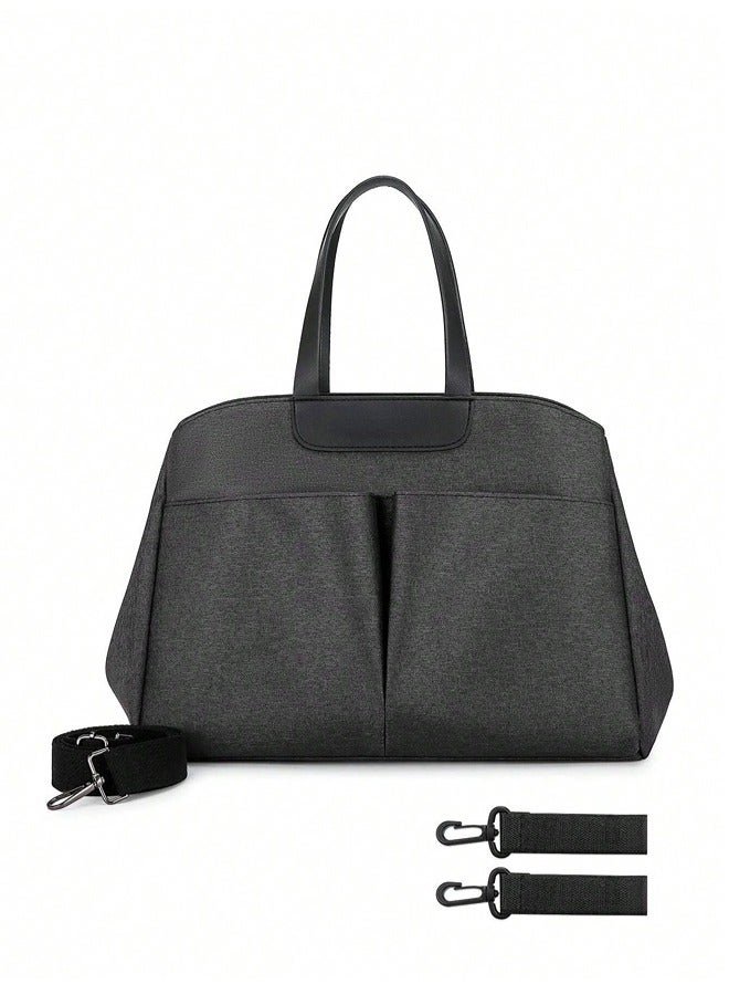 ShebSheb Multifunctional Baby Diaper Bags,Large Capacity Baby Bag for Mother,Waterproof Diaper Changing Totes,Portable Mommy Bag with Adjustable Shoulder Strap