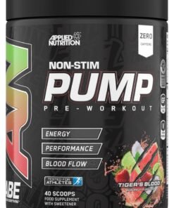 Applied Nutrition ABE Pump Pre Workout Stim Free- Tigers Blood Flavor 40 Scoops, 500 gm