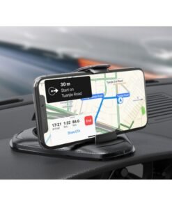 WAOKN Premium Suction Cup Car Phone Mount for Navigation,Securely Holds Devices, Universal Dashboard Holder, Ideal for Hands-Free Driving, Ensures Safe and Convenient Travel Durable and Easy to Install