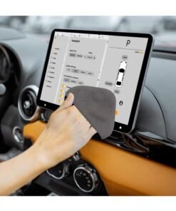 Car Touch Screen Wipes, Dashboard Display Cleaning Kit, Microfiber Cloth and Screen Cleaner Tool for Car Interior, Microfiber Cleaning Pad for Car Touch Screens and Displays