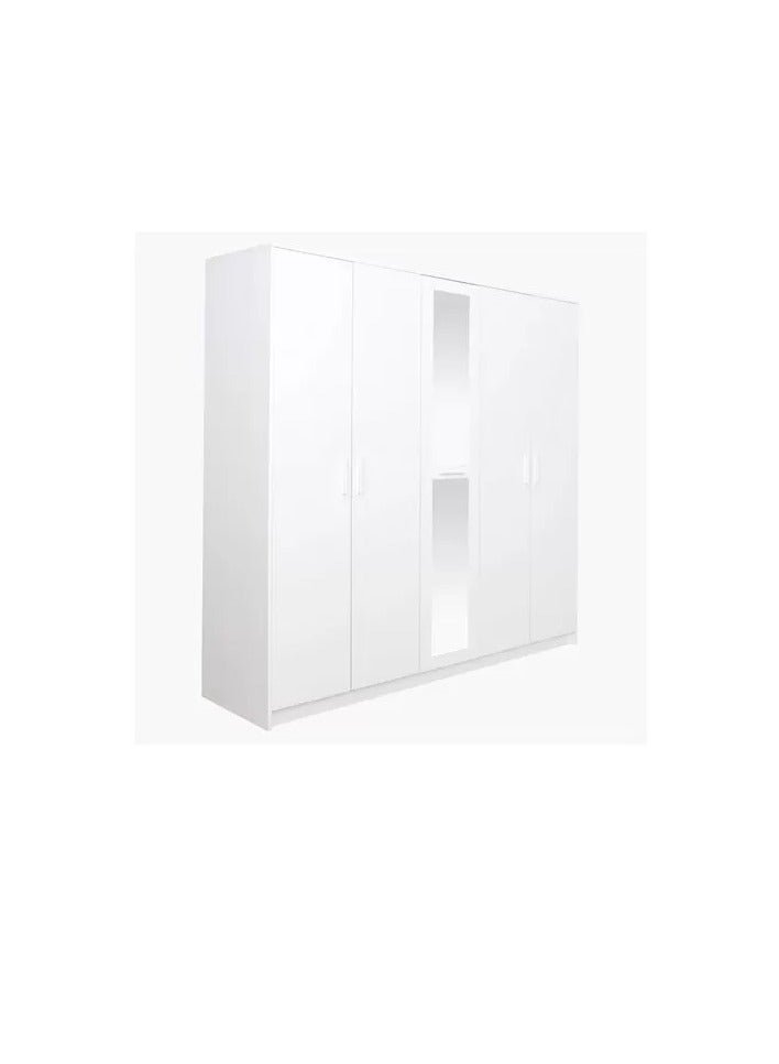Galaxy Design Mercury 5-Door Wardrobe with Mirror