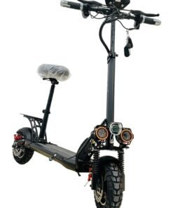 Winner Sky Electric Scooter E10 with Speed Metre Screen, 1000W Motor, Full Foldability, 48V 13Ah Battery, Anti-Theft Remote Control Black
