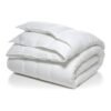 Rahalife Lightweight King Duvet 220×240 cm – 65 GSM Soft Microfiber Cover, 250 GSM Fibre Fill, Breathable Everyday Comforter - Microfiber White