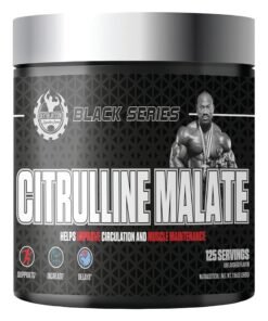 DEXTER JACKSON Black Series Citrulline Malate 250g - 125 Servings | Premium Nitric Oxide Support for Enhanced Blood Flow and Workout Performance