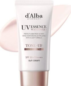d'alba Piedmont White Truffle Waterfull Tone-up Sunscreen, Pure and Vegan Hybrid Pink Tinted Moisturizer, Glow and Brightening Sunscreen, Gentle and Safe Use Sunscreen