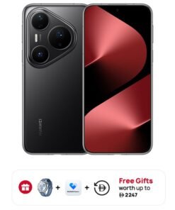 HUAWEI Pura 80 Pro Dual SIM Glazed Black 12GB RAM 512GB + Huawei Watch GT5 + 15 months Huawei Care+ - Middle East Version