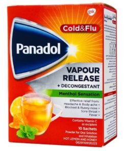 Panadol Cold And Flu Vapour Release Lemon And Honey, 10 Sachets