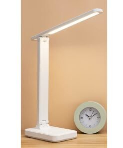 QLIGHT LED Desk Lamp Reading Eye Protection 3 Color Rechargeable Table Lamp Stepless Dimmable Touch Table Light Bedside Lights Flexible Lamp Rechargeable USB Desk Night Light for Reading Working Studying