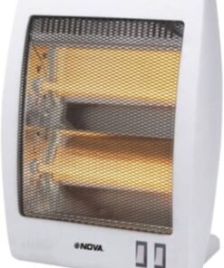 NOVA NH1205H Quartz Room Heater with 400W & 800W Adjustable Heat, Ultra-Quiet Operation, Overheat Safety, and Portable Handle – Efficient Heating for Home and Office
