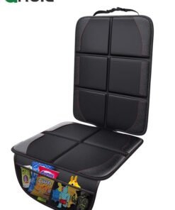 GROIC Car Seat Protector, Seat Protector 600D Fabric Waterproof Carseat Protector Car Seat Cover with Non-Slip Backing for Child Pet Carseat with 2 Mesh Storage Pockets for Car, SUV, Sedan, Truck