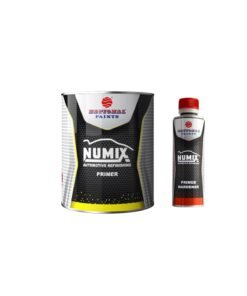 NATIONAL PAINTS 2K Easy Sanding Primer Grey 1 Liter and 0.25 Liter Hardener Specially Designed for Automotive by National Paints