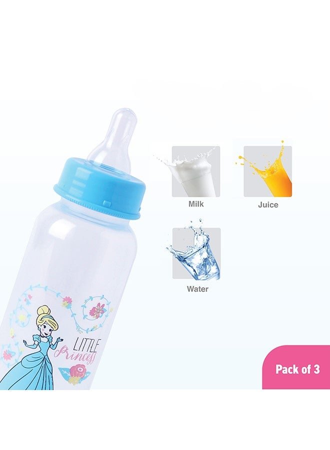 Disney Pack of 3 Princess Feeding Bottle - Image 2