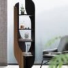 C&C Home Modern Wooden Display Shelf Stylish Multi-Layer Storage Rack for Living Room & Office 35 x 180 x 35 cm