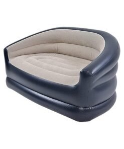FEND Portable Inflatable Double Sofa Two-Seater Lounge Chair with Air Pumb for Indoor living and Outdoor Camping Coffee