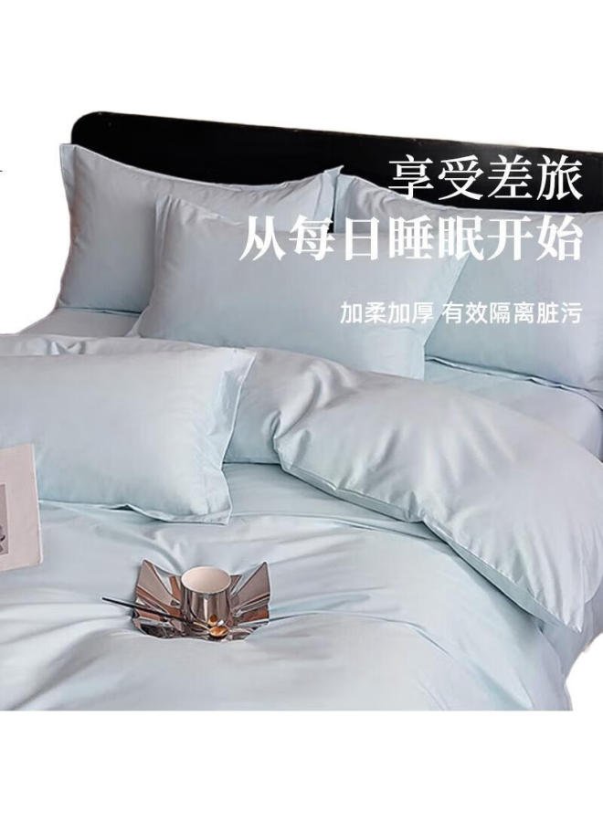 Lohas Travel Lively Travel Disposable Bedding Set, Four-Piece Hotel Bedding, Bed Sheet, Duvet Cover, Double Bed Cover, Thickened Hygienic Bed Cover For Travel