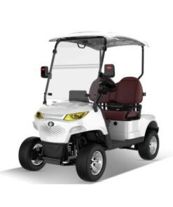 SUNCART Golf Cart 2 Seater MXV2+0 Electric Golf Car with Touch Screen Dash Board, Quality Leather Seat & 4-Wheel Hydraulic Breaks Golf Buggy