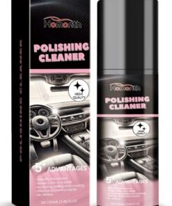 Homonth Polishing Cleaner Liquid 100ml Car Dashboard Polishing Care Wax Spray, Car Dashboard Care, Car Interior Plastic Door Dashboard Parts Restore Polishing Agent Wax, Interior Car Spray Cleaner