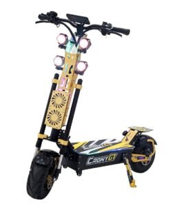Crony GT13 Extreme Sports High Speed 5000W Dual-Motor Electric Scooter Adult 65-140KM Range, 75V/31.2AH Battery, 13” Off-Road Tires, Hydraulic Suspension, LED Lights, Foldable Design, IP54 Water Resistance, Smart LCD Display, Max Load 120KG, Perfect for Urban Mobility & Off-Road Adventures