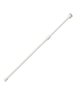 Bluelans Extendable Window Shower Hanging Curtain Rod White 70-120cm