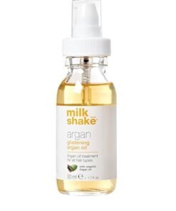 Milk Shake Argan Oil Hair Treatment – Nourishing & Repairing Oil for Soft, Shiny, Voluminous Hair – Anti-Frizz, Anti-Age & Protective Argan Hair Serum with Conditioning Silicones, 50ml