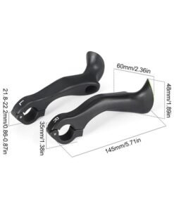 Alternative view of DUNISO Bicycle Bar Ends，Mountain Bike Handlebar Ends，Ends Ergonomic No-Slip Mountain Bike Road Cross-Country Bicycle Handlebar Extender，Suitable for 21.8-22.8mm Handlebar