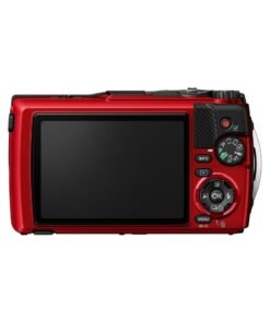 Olympus OM SYSTEM Tough TG-7 Red Underwater Camera, Waterproof, Freeze Proof, High Resolution Bright, 4K Video 44x Macro Shooting (Successor TG-6)