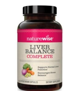 NatureWise Liver Detox Cleanse Supplement (30 Servings) Triple Repair Formula with Milk Thistle, Turmeric, Reishi & Kudzu to Encourage Toxin Removal & Support Normal Function (60 Veg Capsules)