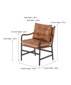 Alternative view of DGL Comfortable PU Leather Chair with Metal Frame，dinning chair， Easy to Assemble and Detach for Ultimate Relaxation