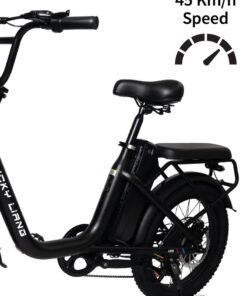 Lucky Liang U03 Electric Bike 500W Motor (750W Max), 48V 13Ah Battery, 45Km/h Speed, 45Km Range, 20”3.0 Tires, Disc Brakes, Carbon Steel Frame – Powerful Long Range E-Bike for Adults - Image 4
