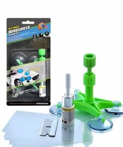 GROIC Windshield Repair Kit, Car Window Glass Repair Tool for Quick Fix Windshield Chips, Cracks, Bulls-Eye, Star-Shaped and Half-Moon Cracks, Windshield Crack Repair Kit,Automobile Repair Tools