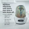 Baby Brezza 10 Minute Baby Bottle Sterilizer + Dryer - Superfast Electric Steam Sterilization - Universal Sterilizing for All Bottles, Pacifiers + Breast Pump Parts