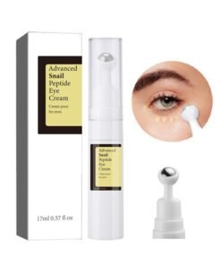 YURHERSU Advanced Snail Peptide Eye Cream-Anti Wrinkle Eye Cream for Dark Circles and Puffiness Reduce Fine Lines and Wrinkles with Electric Applicator Anti Aging Line Smoothing Skin Care Treatment