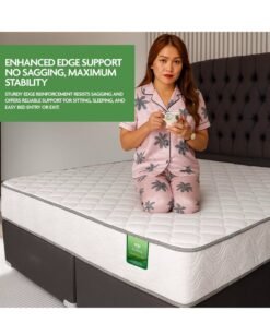 Alternative view of EASELIVING King Size Orthopedic Mattress - 24 cm Medium Firm Mattress with Breathable Fabric | Reversible Bonnell Spring Ortho Mattress with Pressure Relief for All Sleepers | 3-Year Warranty (180 x 200 cm)