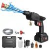 48V Cordless High Pressure Car Washer, 25000mAh 30Bar, Portable Jet Washing Machine for Cars, Gardens, and More, Nozzles and Water Gun Set Included, Efficient Outdoor Cleaning Solution