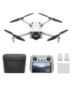 dji Mini 5 Pro Fly More Combo with RC-N3, 1-Inch CMOS, 4K Drone for Beginners with Omnidirectional Obstacle Sensing, ActiveTrack 360°, 225° Gimbal Rotation, 3 Batteries- MOIAT Certified