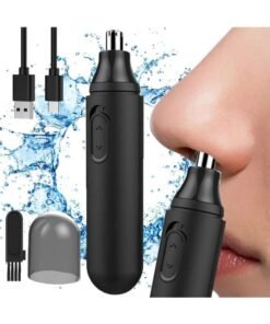 EasyLife Rechargeable Ear and Nose Hair Trimmer for Men Women, USB Electric Waterproof Eyebrow Facial Hair Removal Nose Grooming Garget for Men