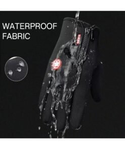 ATRJSZ Ski Gloves Grab Velvet Touch Screen Gloves Autumn and Winter Warm Plus Velvet Cold Proof Waterproof Outdoor Riding Model（M） - Image 5