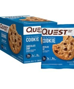 Quest Nutrition Quest Protein Cookie - Chocolate Chip, 59g (Box of 12) | Soft & Chewy, 15g Protein, Low Sugar, Keto-Friendly