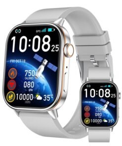 RollsTimi  Smart Watch for Men Women Bluetooth Call, 2.01" HD Fitness Watch Smartwatch with Heart Rate Sleep, 178+ Sports Step Counter, Fitness Activity Trackers for Android iOS