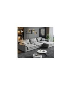 Ripple FURNITURE Italian Technology Fabric Sofa Light Luxury Down Latex Sofa Super Large Sitting Wide Living Room Size Combination Sofa