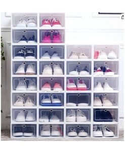 Cool Baby Coolbaby 24 Pair Of Shoe Storage Box , Foldable Plastic Drawer Stackable Storage Cabinet 33X23X14 Cm.