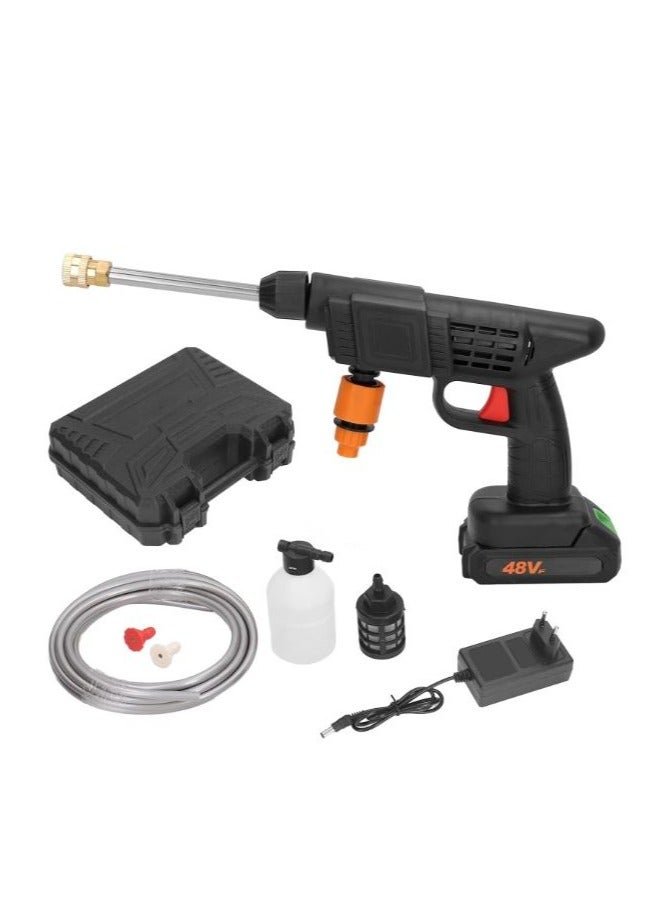 Genzy 48V High-Pressure Water Sprayer, Car Washing Machine, 5M Range, Cordless Portable Electric Water High Pressure Washer Gun, Used For Car Washing, Floor Cleaning & Garden Watering