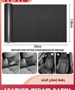 UNUNS Leather Repair Patch,Leather Refurbishment,Fabric Repair,Self-Adhesive Leather Repair for Sofas,Car Seats,Office Chairs,50*138cm