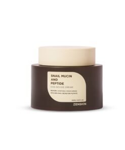 ZENSKIN Snail Mucin & Peptide Skin Revive Cream – 90% Snail Filtrate with 5 Peptide Complex & Adenosine for Firm, Youthful Skin | Lightweight, Hydrating, Anti-Aging Korean Moisturizer (100ml)