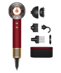 dyson Supersonic Nural Hair Dryer Red Velvet/Gold